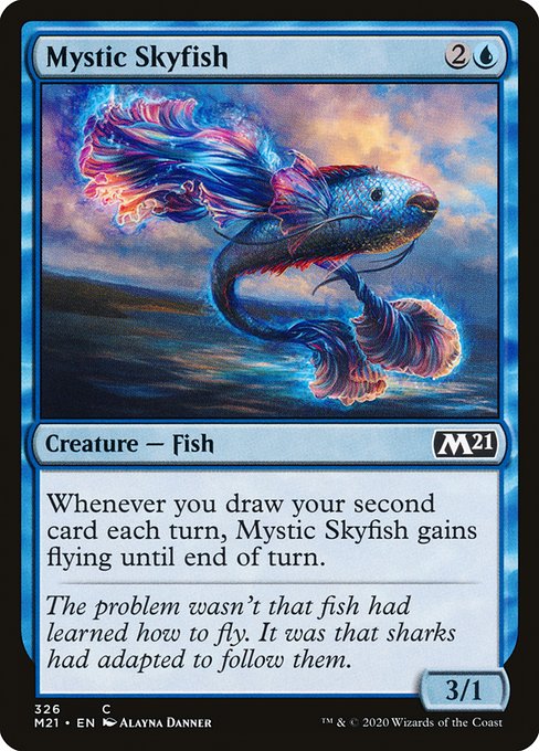 Mystic Skyfish - Core Set 2021 Common Card