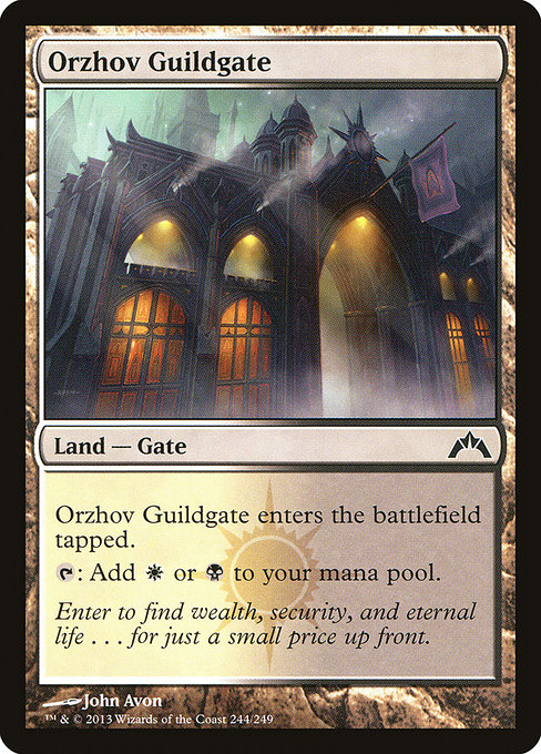 Orzhov Guildgate - Gatecrash Common Card