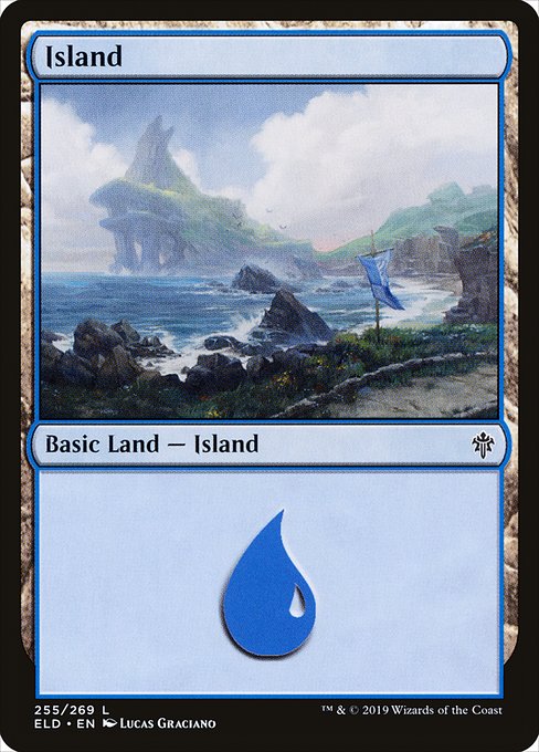 Island - Throne of Eldraine Common Card