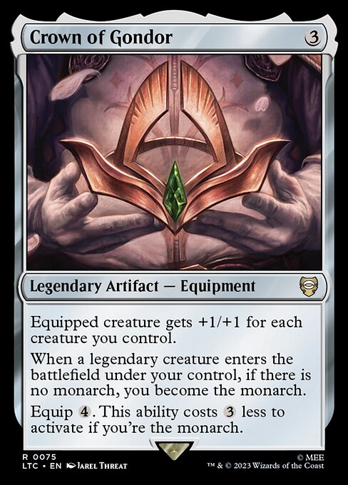 Crown of Gondor - Tales of Middle-earth Commander Rare Card