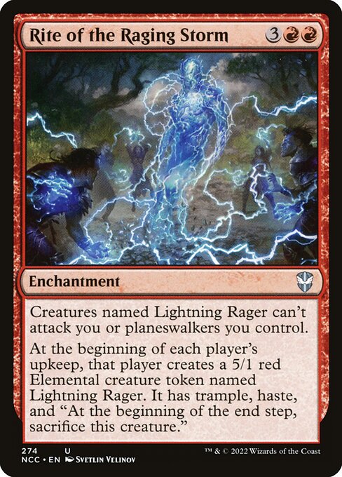 Rite of the Raging Storm - New Capenna Commander Uncommon Card