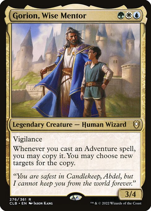 Gorion, Wise Mentor - Commander Legends: Battle for Baldur's Gate Rare Card