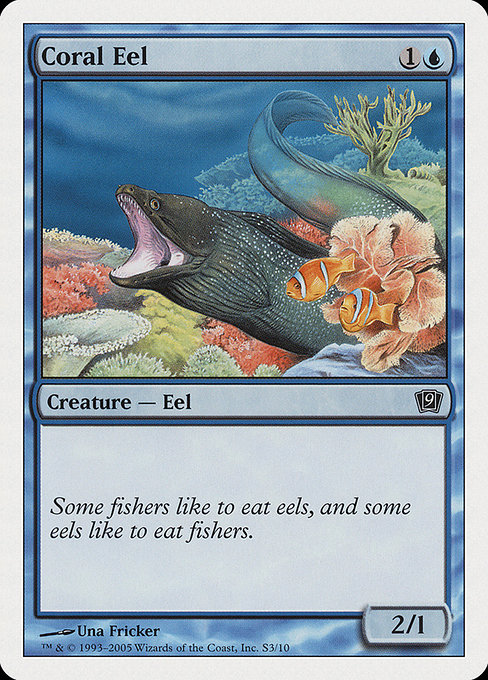 Coral Eel - Ninth Edition Common Card