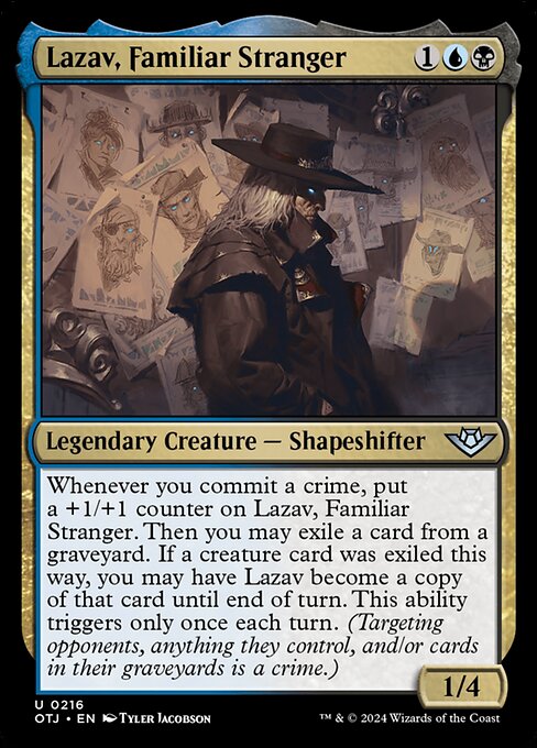 Lazav, Familiar Stranger - Outlaws of Thunder Junction Uncommon Card