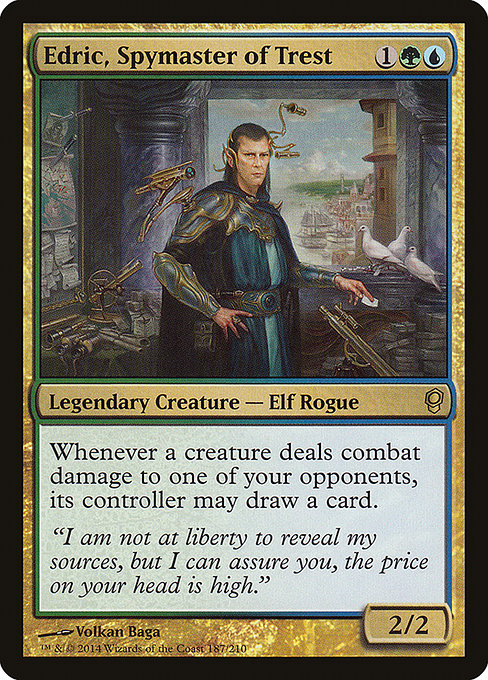 Edric, Spymaster of Trest - Conspiracy Rare Card