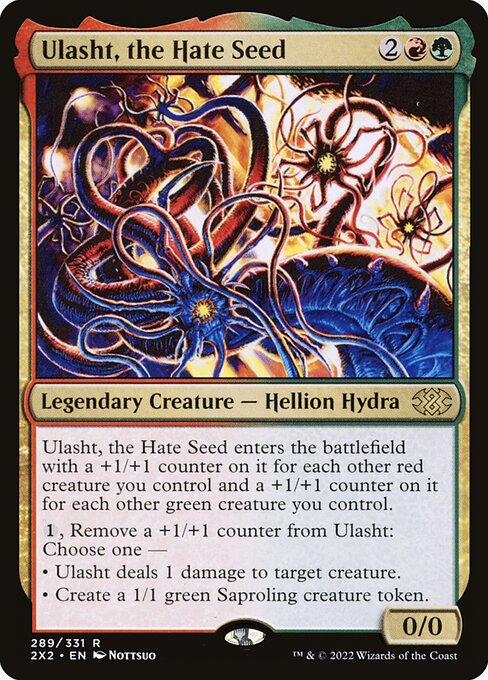 Ulasht, the Hate Seed - Double Masters 2022 Rare Card