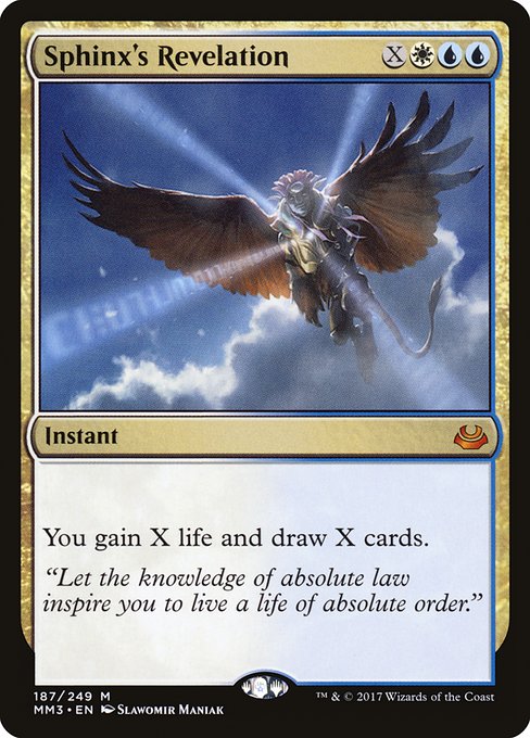 Sphinx's Revelation - Modern Masters 2017 Mythic Card