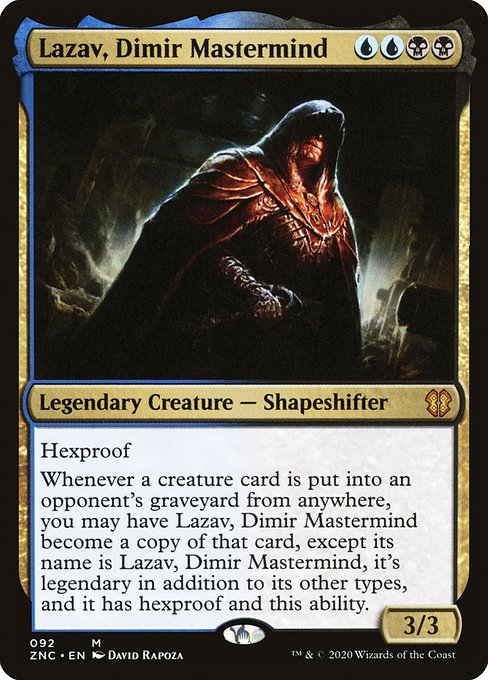 Lazav, Dimir Mastermind - Zendikar Rising Commander Mythic Card