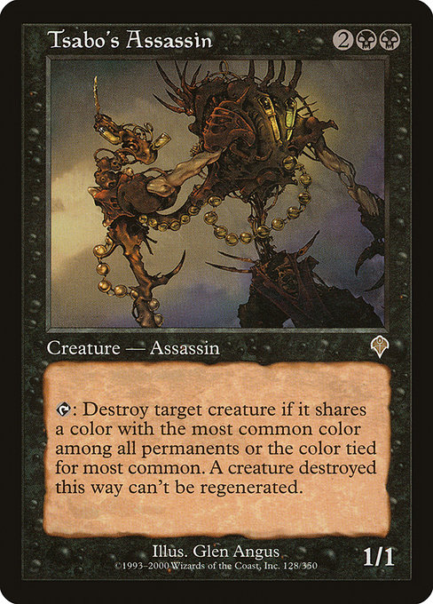 Tsabo's Assassin - Invasion Rare Card