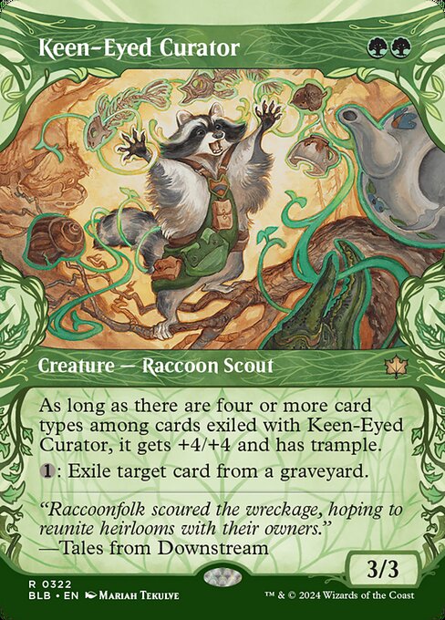 Keen-Eyed Curator - Bloomburrow Rare Card