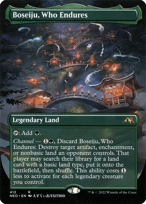 Boseiju, Who Endures - Kamigawa: Neon Dynasty Rare Card