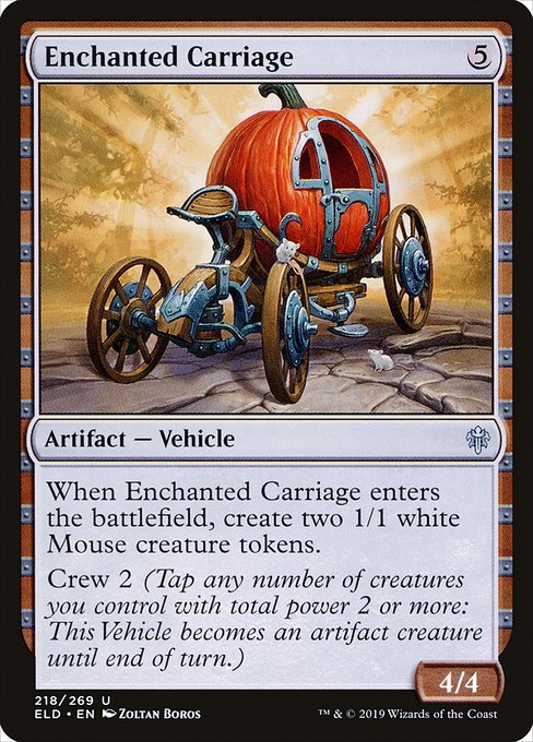 Enchanted Carriage - Throne of Eldraine Uncommon Card