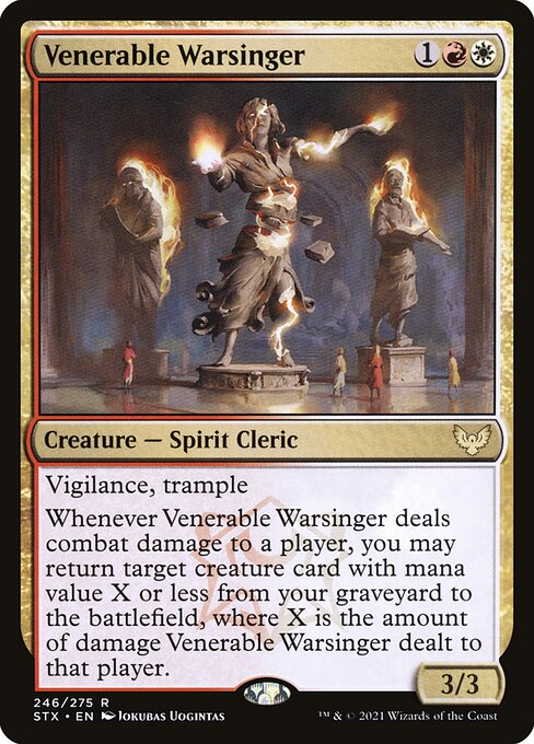 Venerable Warsinger - Strixhaven: School of Mages Rare Card