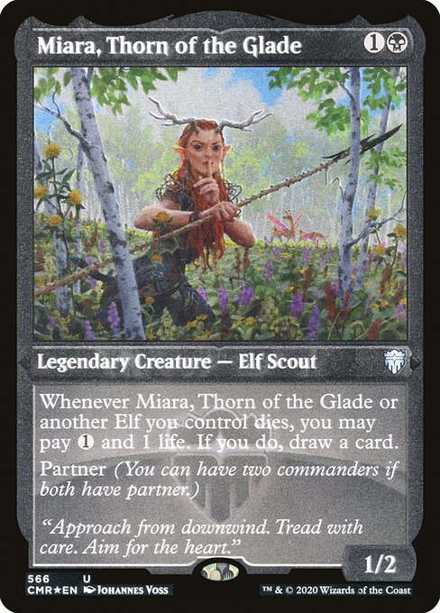 Miara, Thorn of the Glade - Commander Legends Uncommon Card