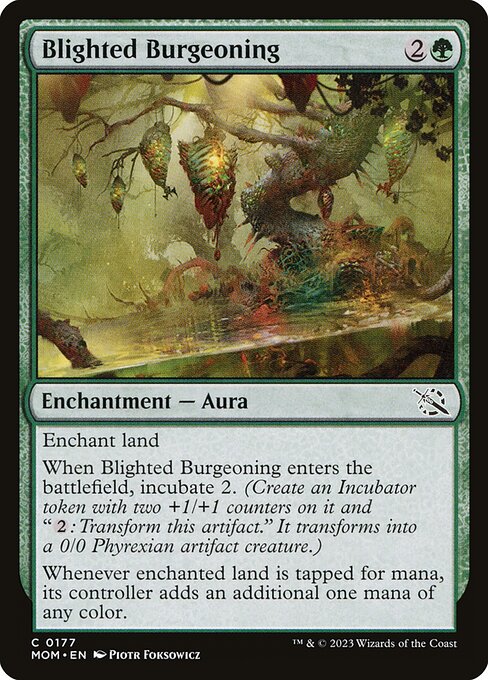 Blighted Burgeoning - March of the Machine Common Card