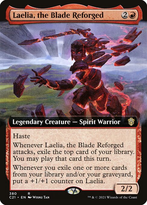 Laelia, the Blade Reforged - Commander 2021 Rare Card