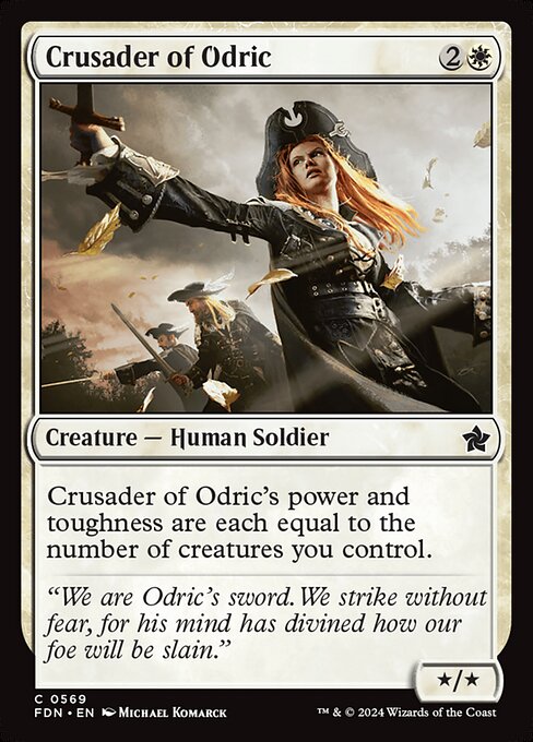 Crusader of Odric - Foundations Common Card