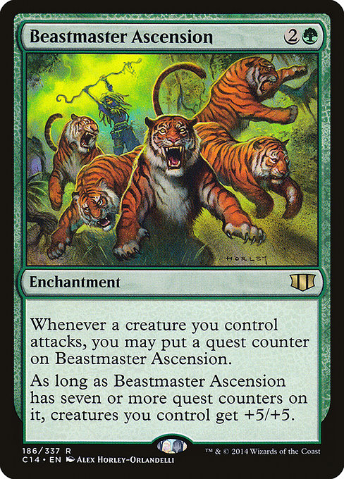 Beastmaster Ascension - Commander 2014 Rare Card