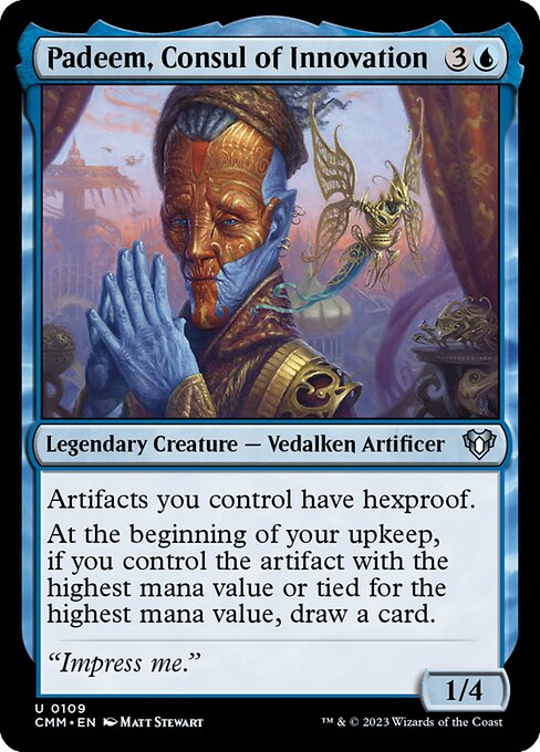 Padeem, Consul of Innovation - Commander Masters Uncommon Card