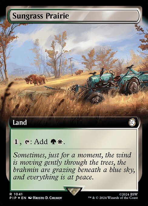 Sungrass Prairie - Fallout Rare Card