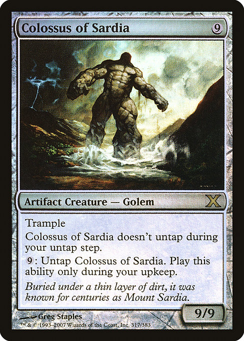 Colossus of Sardia - Tenth Edition Rare Card