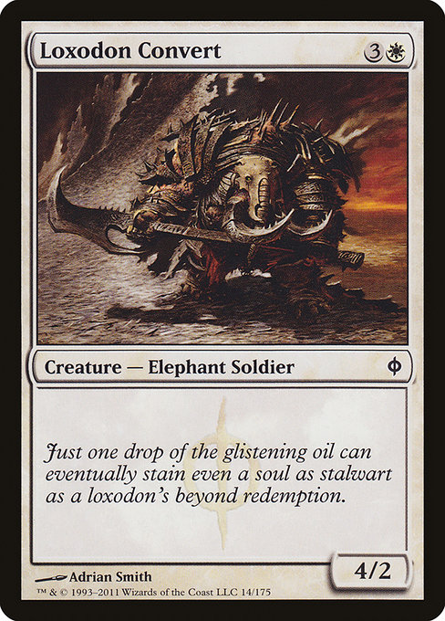 Loxodon Convert - New Phyrexia Common Card
