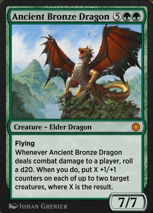 Ancient Bronze Dragon - Alchemy Horizons: Baldur's Gate Mythic Card