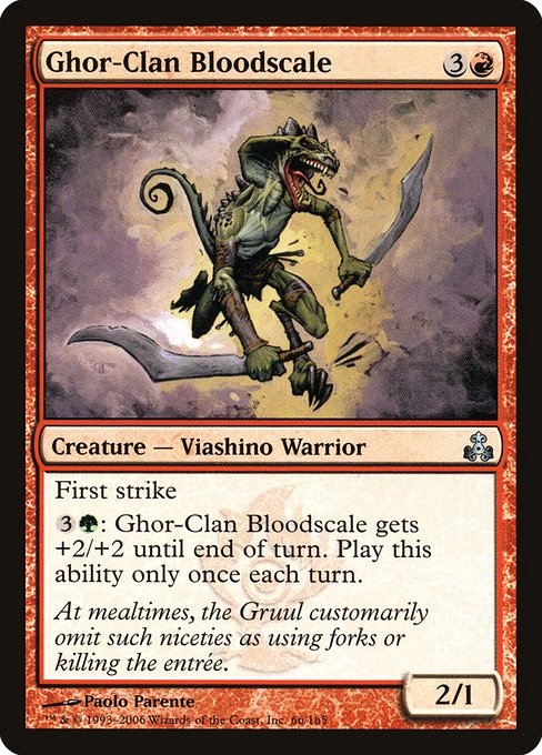 Ghor-Clan Bloodscale - Guildpact Uncommon Card
