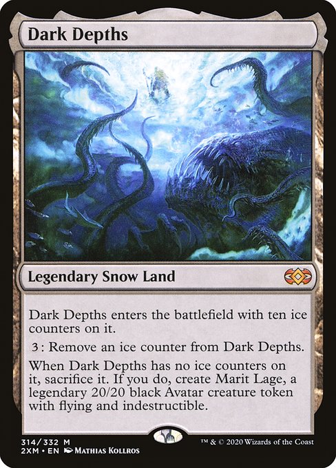 Dark Depths - Double Masters Mythic Card