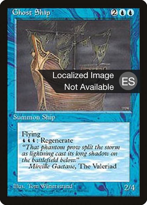 Ghost Ship - Fourth Edition Foreign Black Border Uncommon Card