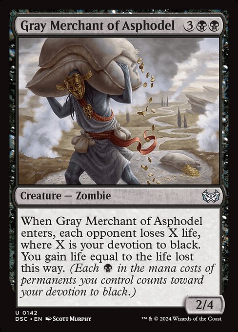 Gray Merchant of Asphodel - Duskmourn: House of Horror Commander Uncommon Card