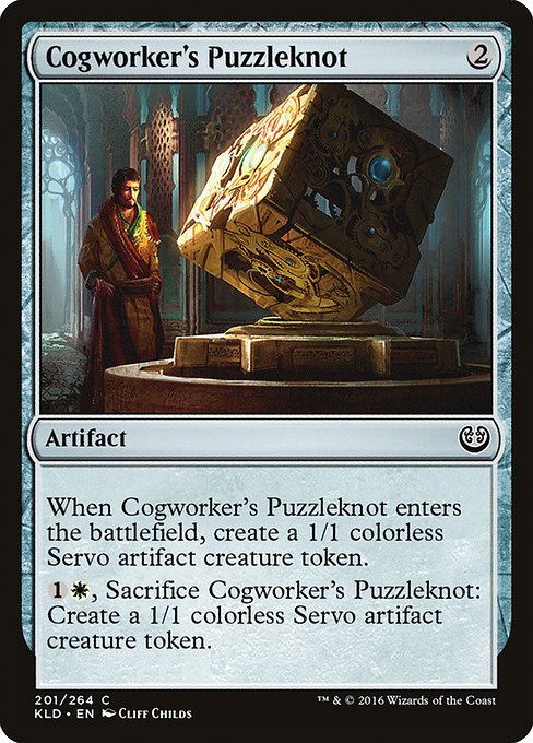 Cogworker's Puzzleknot - Kaladesh Common Card
