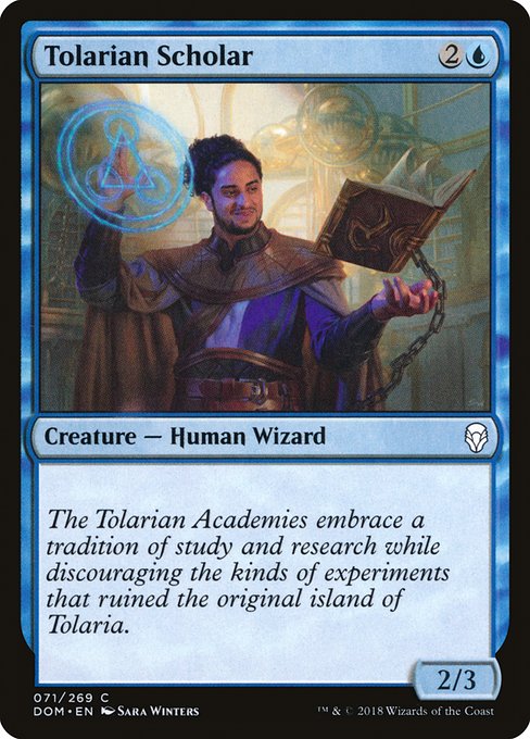 Tolarian Scholar - Dominaria Common Card