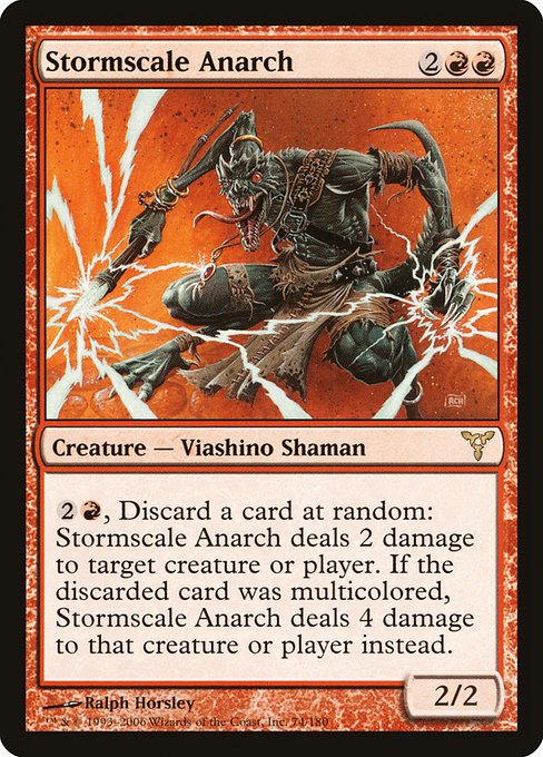 Stormscale Anarch - Dissension Rare Card