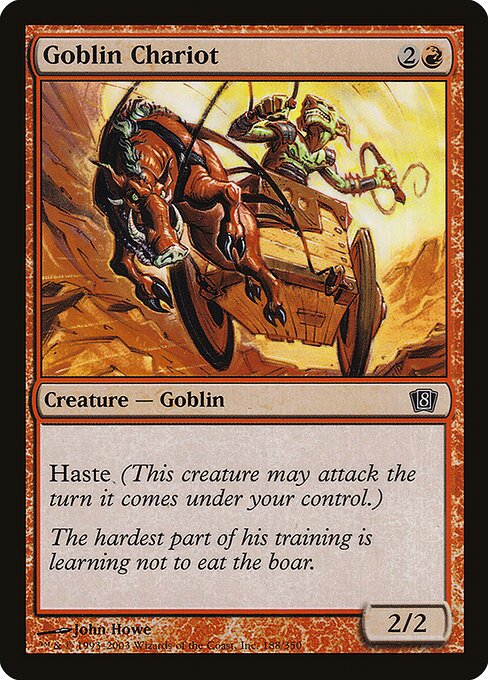 Goblin Chariot - Eighth Edition Common Card