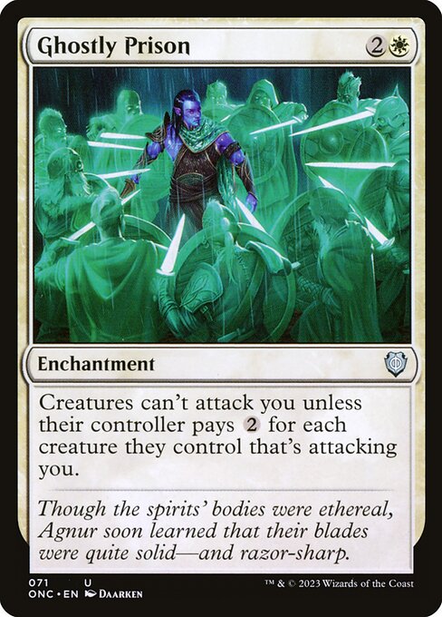 Ghostly Prison - Phyrexia: All Will Be One Commander Uncommon Card