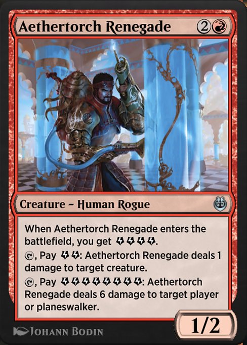 Aethertorch Renegade - Kaladesh Remastered Uncommon Card