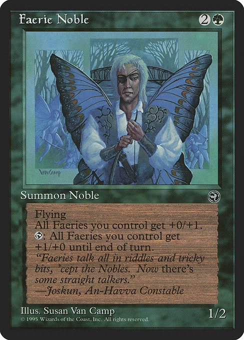 Faerie Noble - Homelands Rare Card