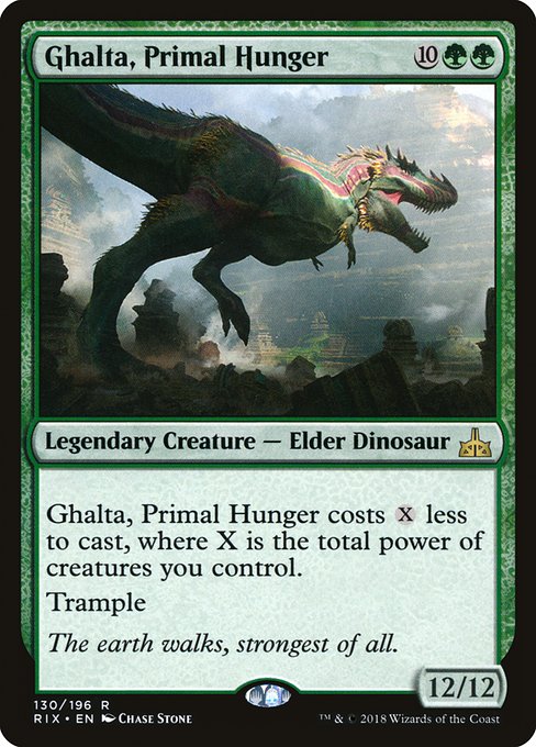Ghalta, Primal Hunger - Rivals of Ixalan Rare Card
