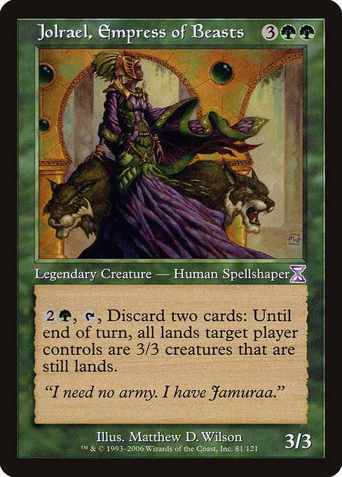 Jolrael, Empress of Beasts - Time Spiral Timeshifted Special Card