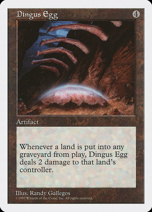 Dingus Egg - Fifth Edition Rare Card