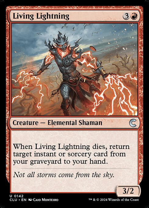 Living Lightning - Ravnica: Clue Edition Uncommon Card