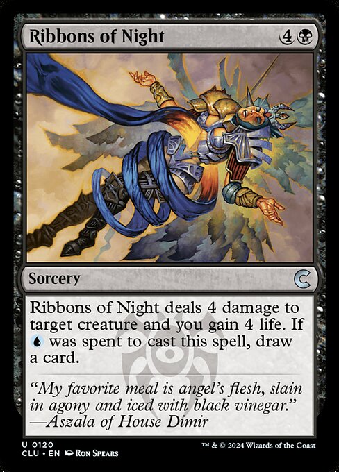 Ribbons of Night - Ravnica: Clue Edition Uncommon Card