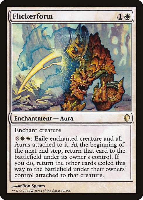 Flickerform - Commander 2013 Rare Card