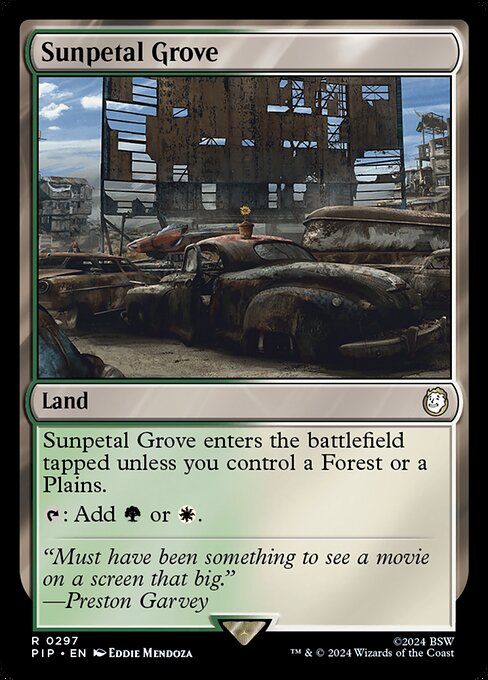 Sunpetal Grove - Fallout Rare Card