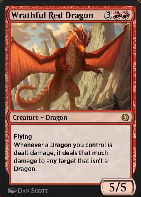 Wrathful Red Dragon - Alchemy Horizons: Baldur's Gate Rare Card
