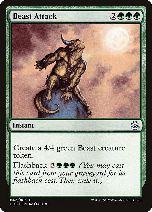 Beast Attack - Duel Decks: Mind vs. Might Uncommon Card