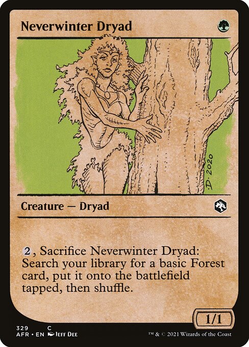 Neverwinter Dryad - Adventures in the Forgotten Realms Common Card