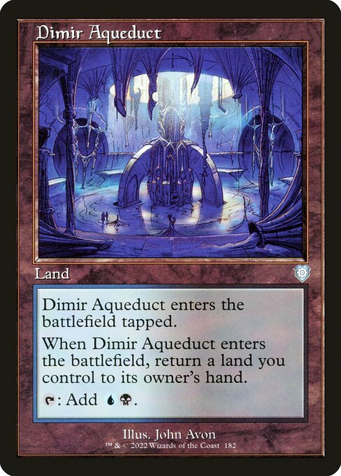 Dimir Aqueduct - The Brothers' War Commander Uncommon Card