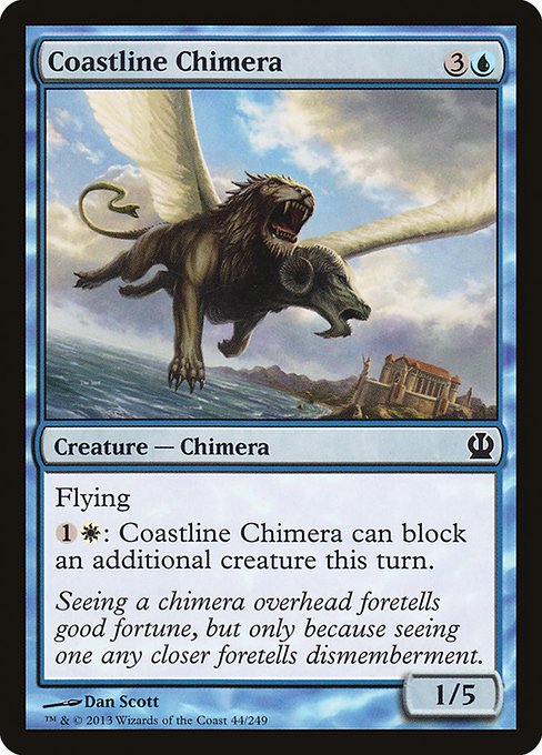 Coastline Chimera - Theros Common Card